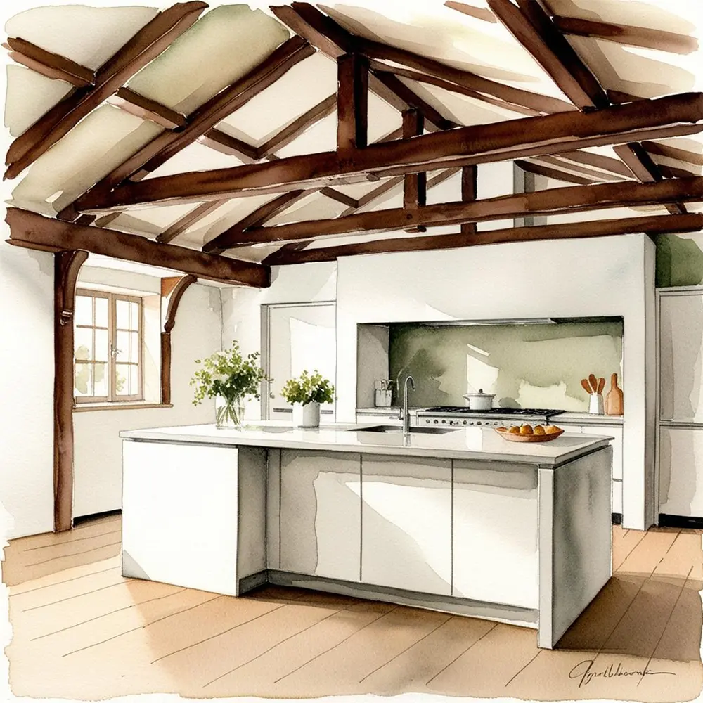 een-landelijk-moderne-keuken-met-een-minimalistisch